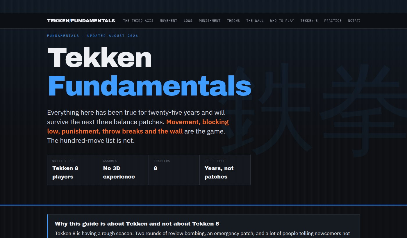 Tekken Fundamentals guide